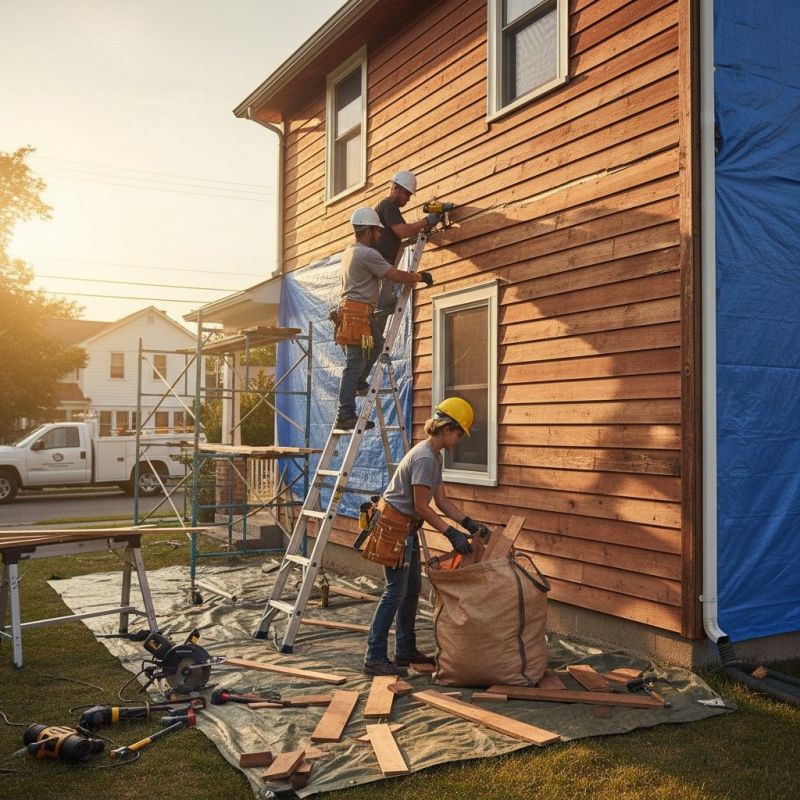 Local Wood Siding pros at work